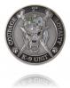 K9 Skeleton Coin (Antique Silver)